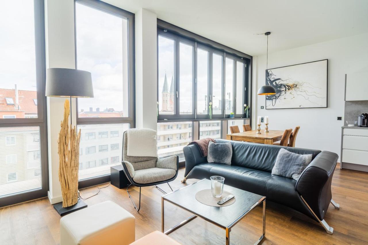 Panorama Bliss - Luxus Apartment In Braunschweig'S Altstadt Exterior photo